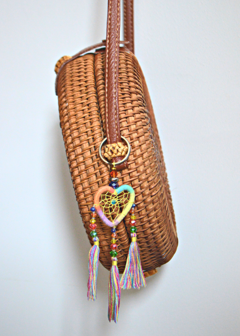 Heart Dreamcatcher Keyring