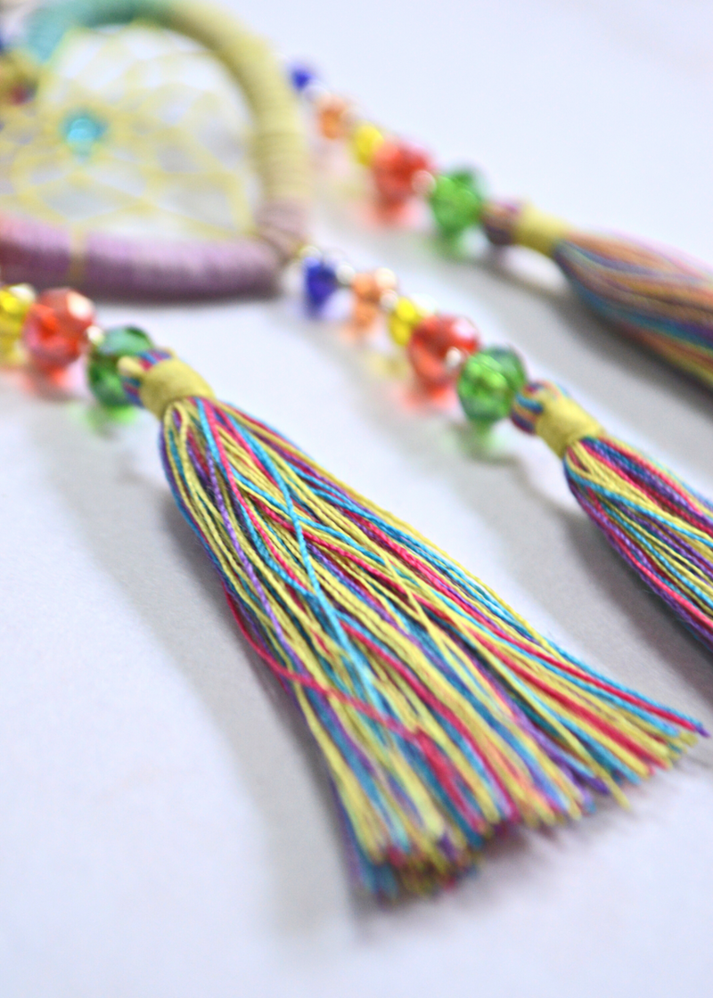 Heart Dreamcatcher Keyring