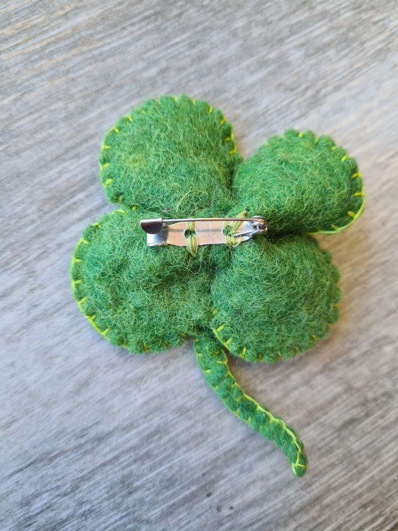 Four Leaf Clover Brooch