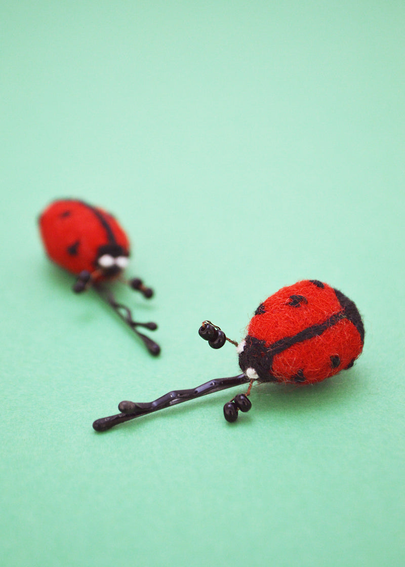 Ladybird Hair Slides