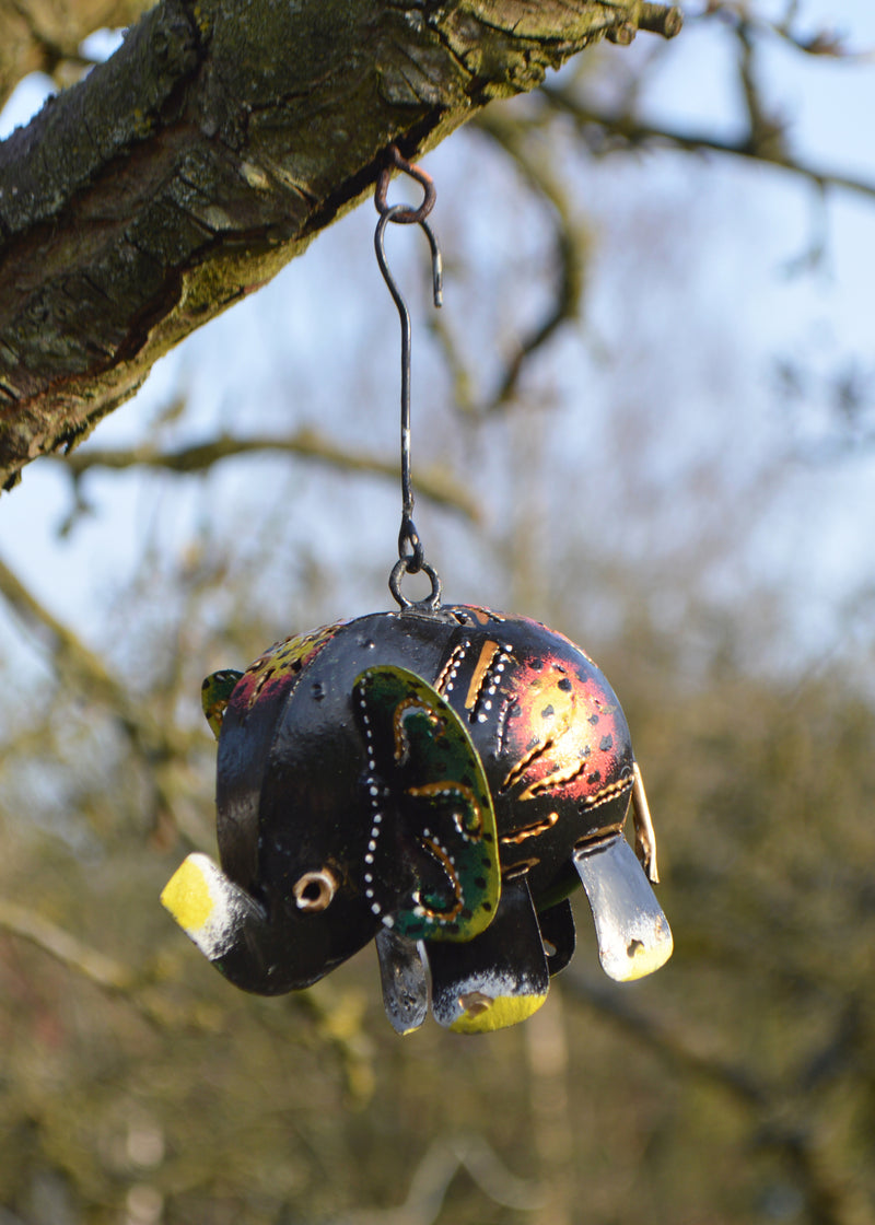 Small Metal Elephant Hanger