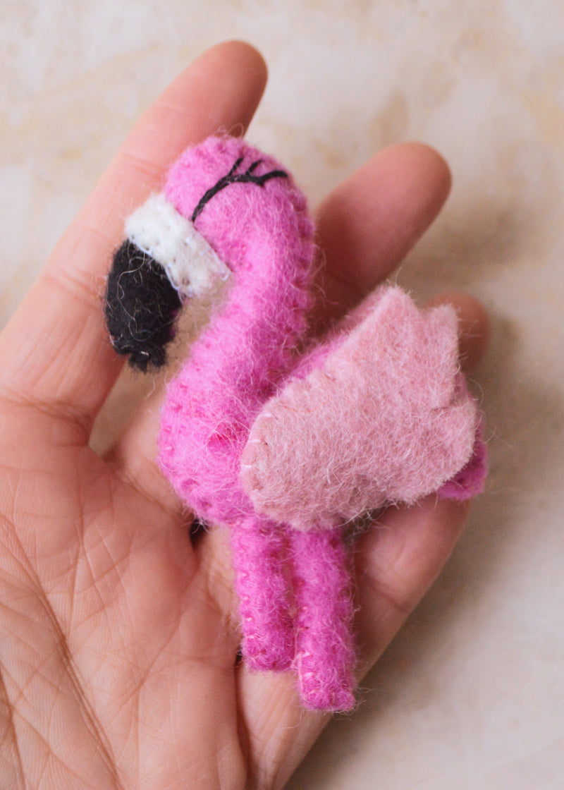 Flamingo Brooch