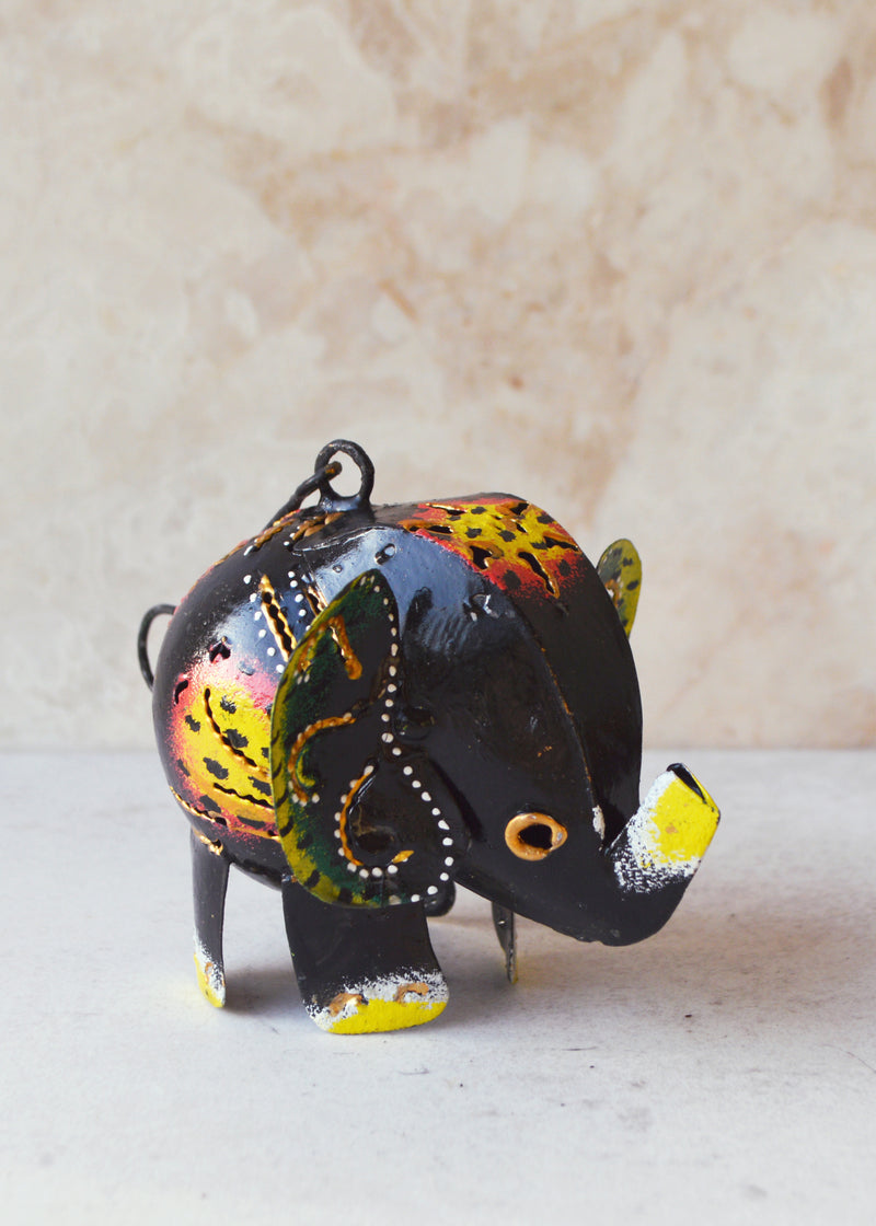 Small Metal Elephant Hanger