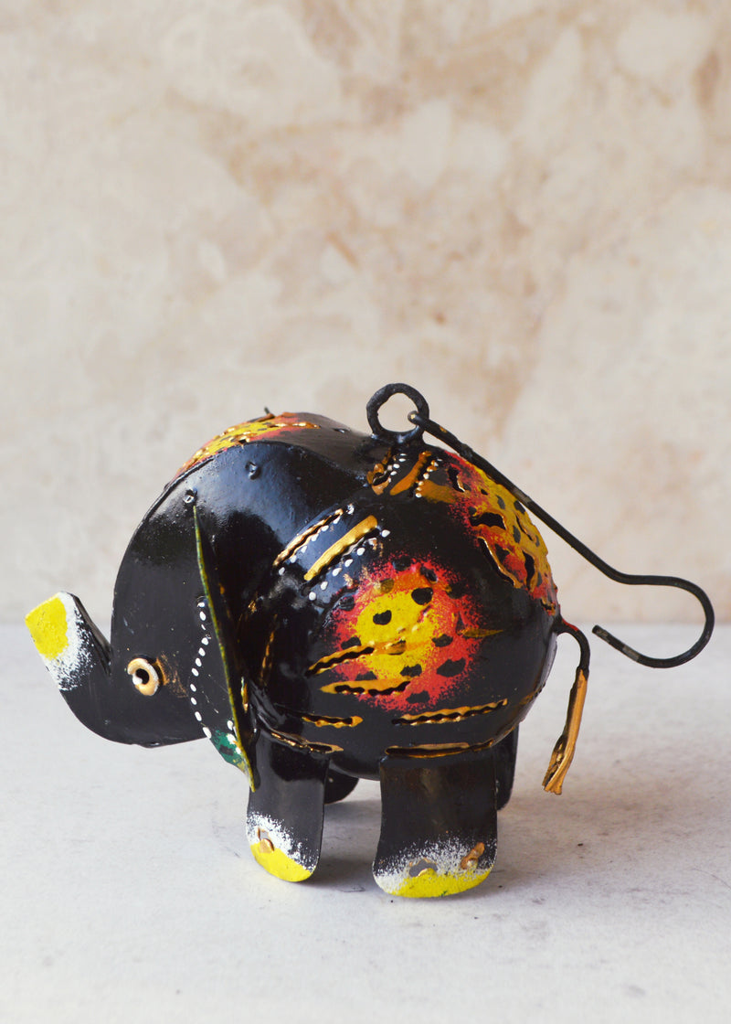 Small Metal Elephant Hanger