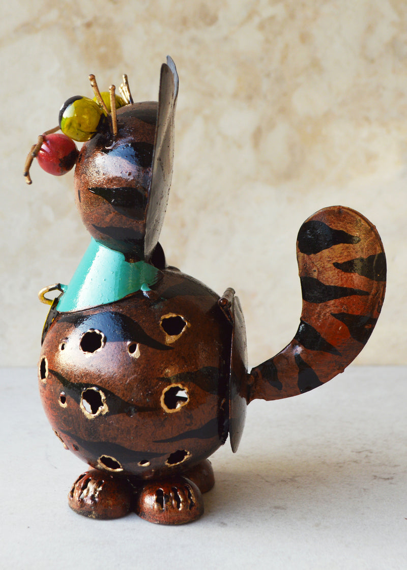 Cat Metal Tea Light Holder