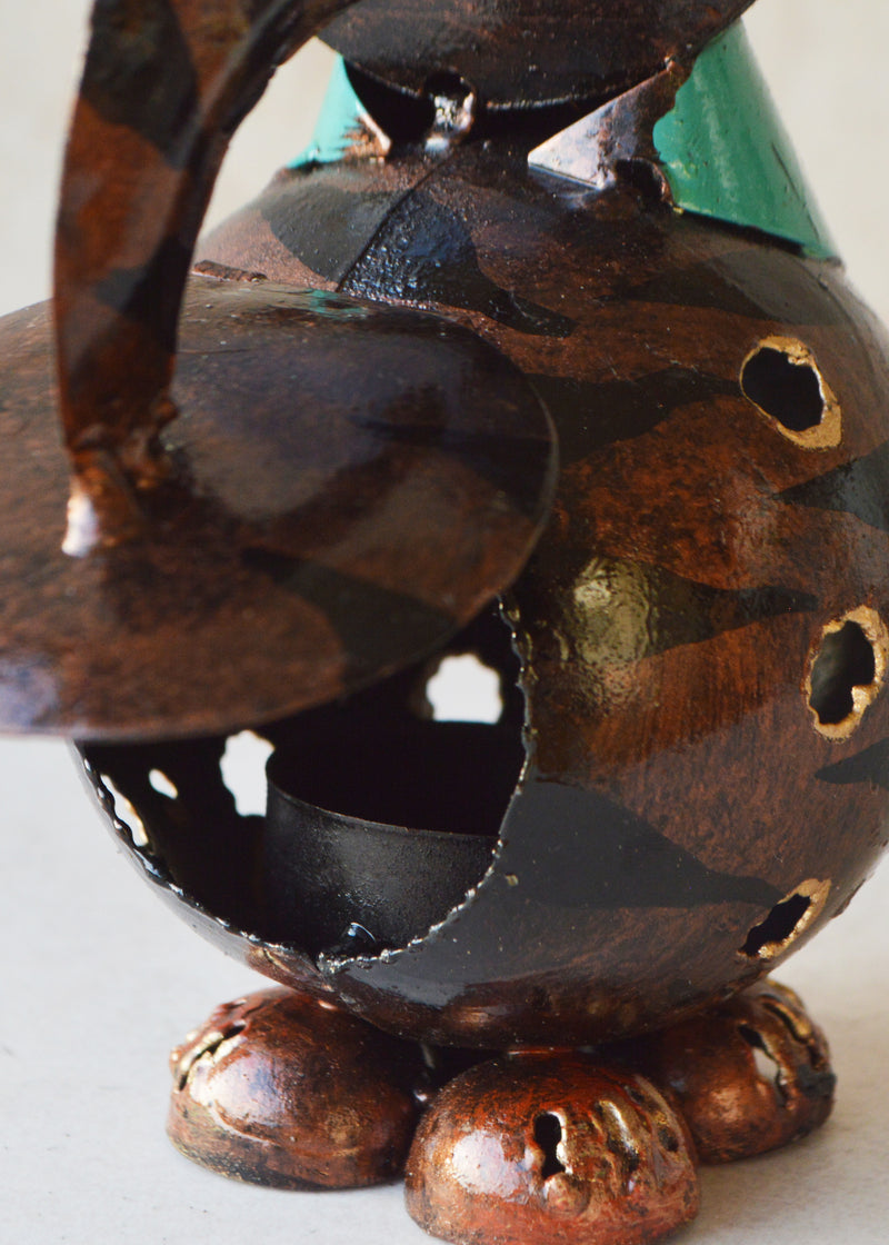 Cat Metal Tea Light Holder