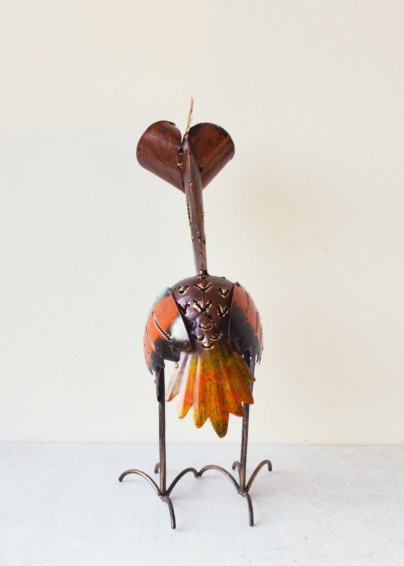 Earthy Metal Emu Ornament