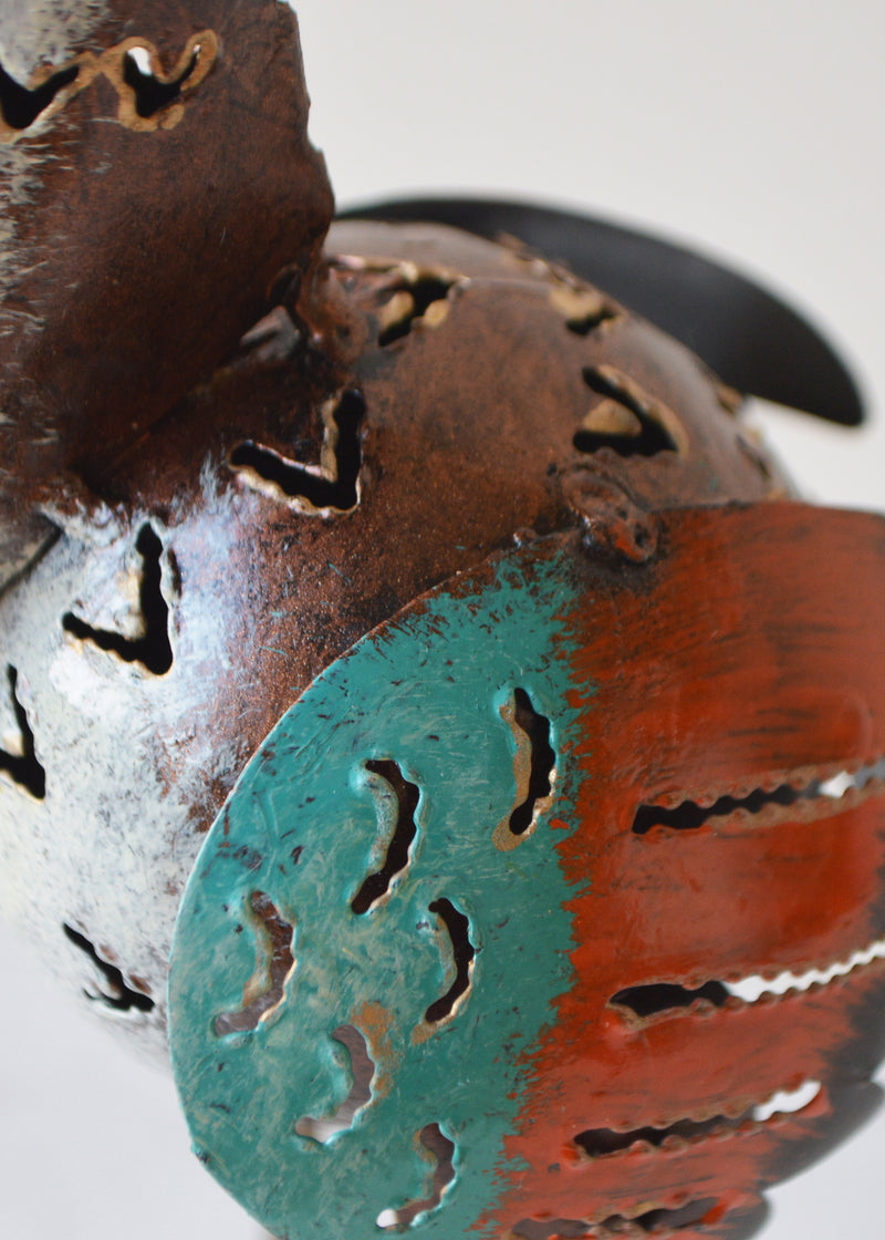 Earthy Metal Emu Ornament