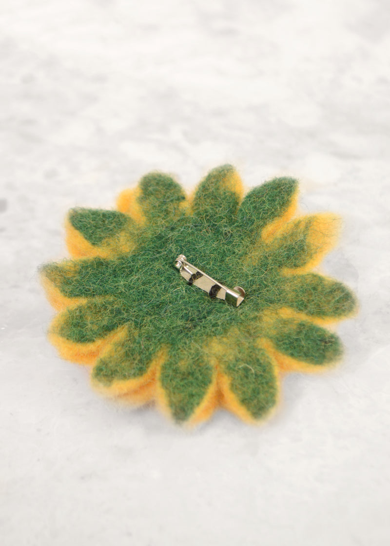 Sunflower Brooch