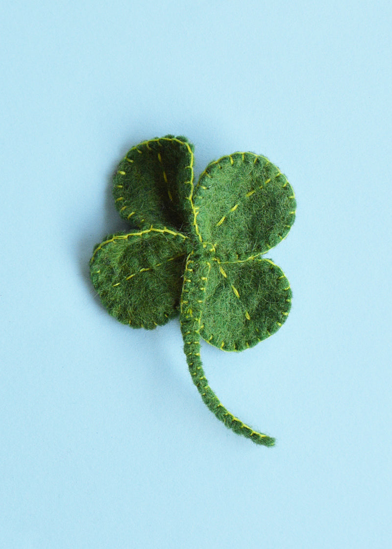 Four Leaf Clover Brooch