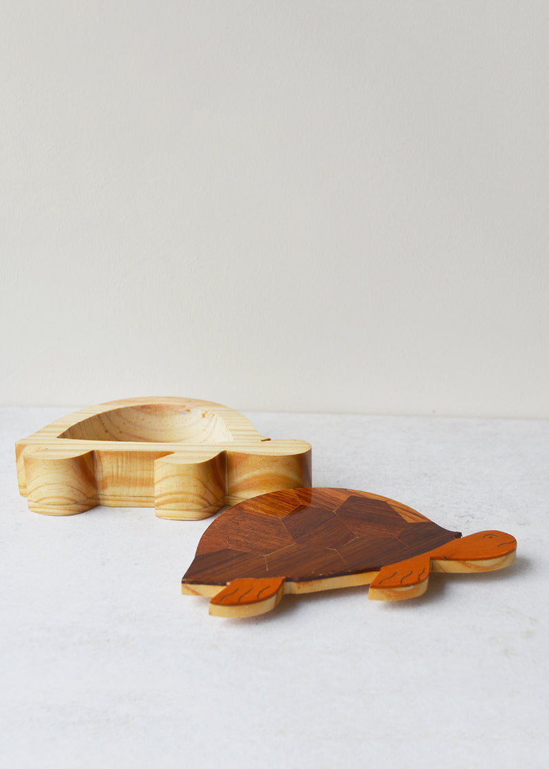 Wooden Tortoise Box