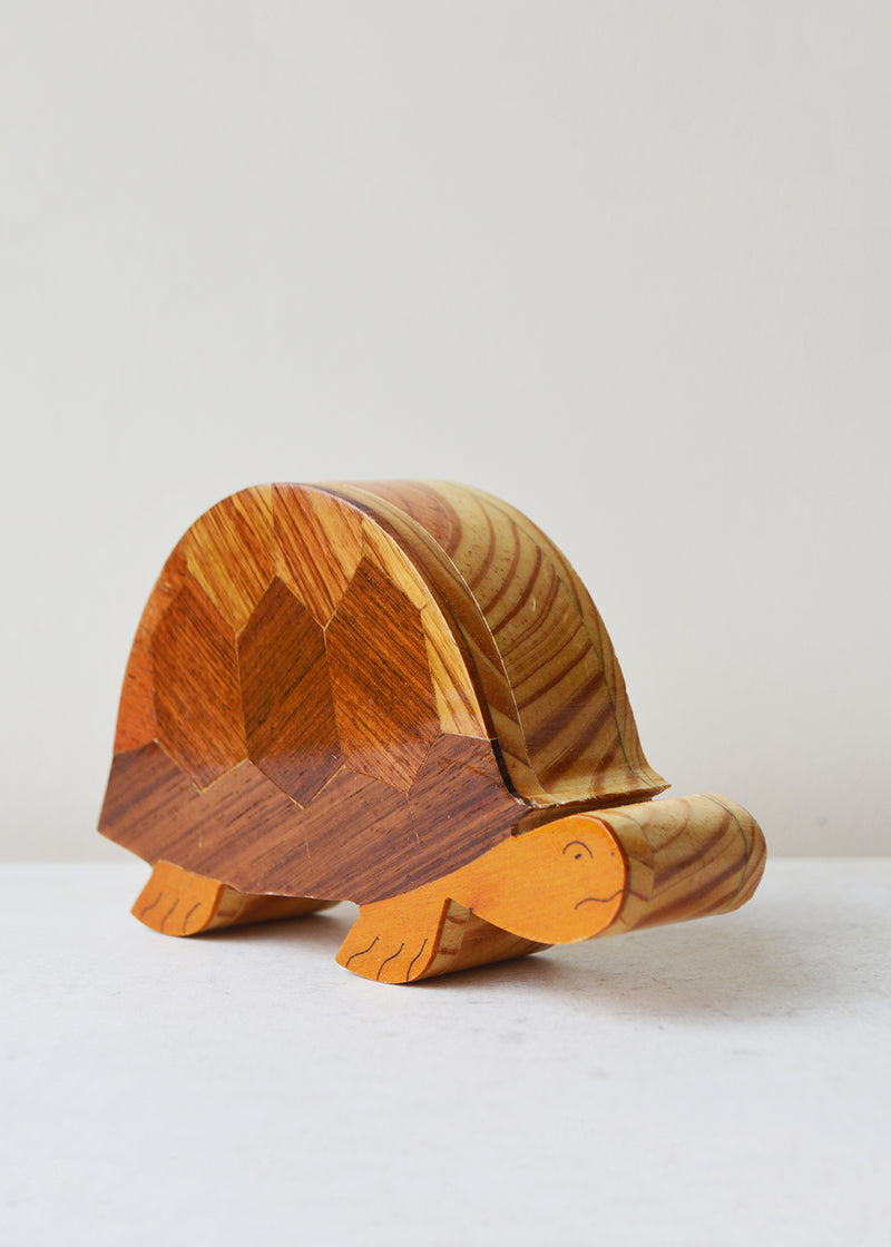 Wooden Tortoise Box