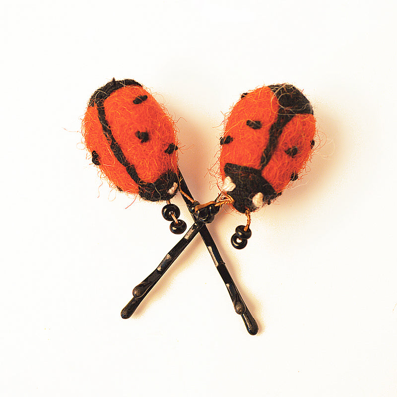 Ladybird Hair Slides