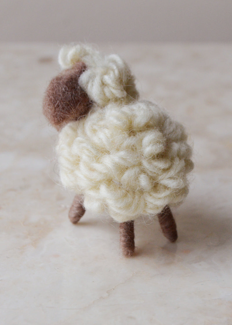 Small Felt Sheep Ornament