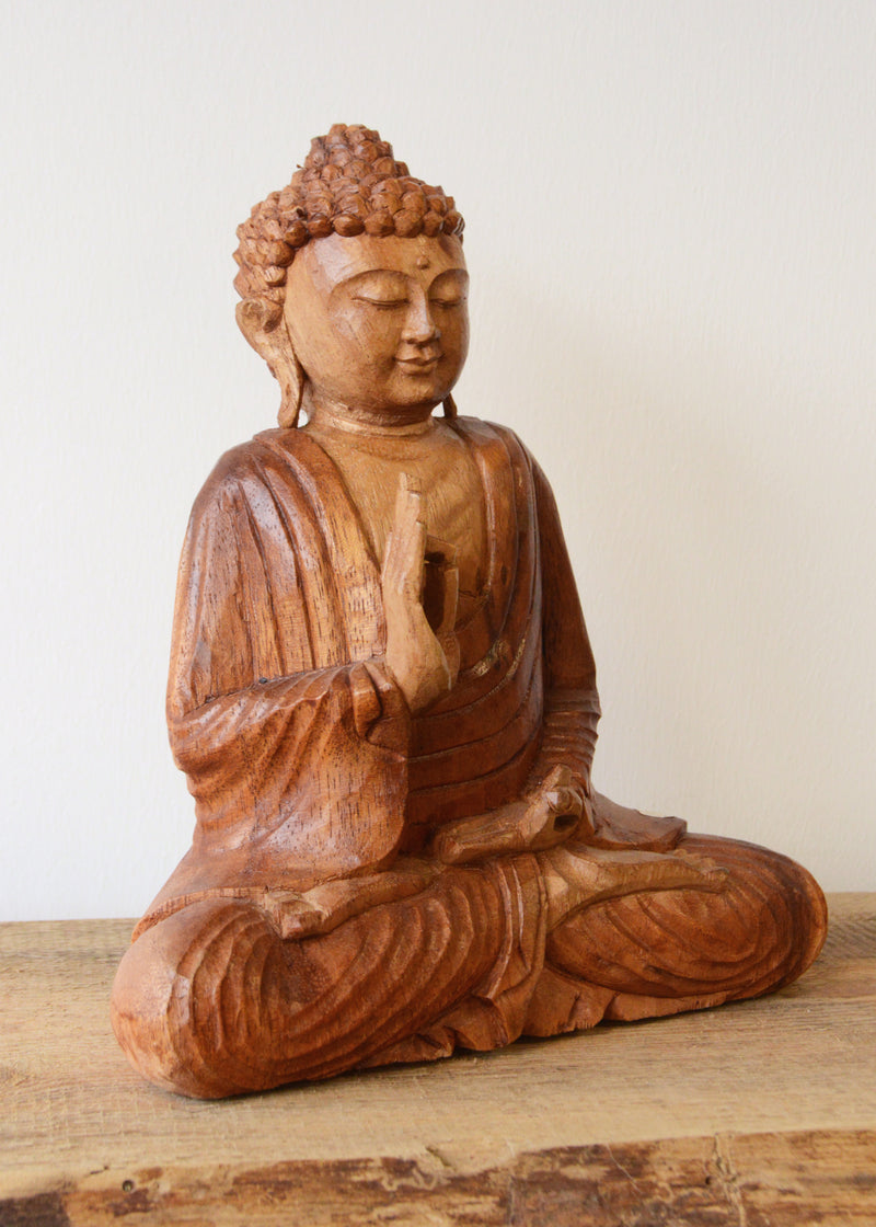 Wooden Buddha Carving