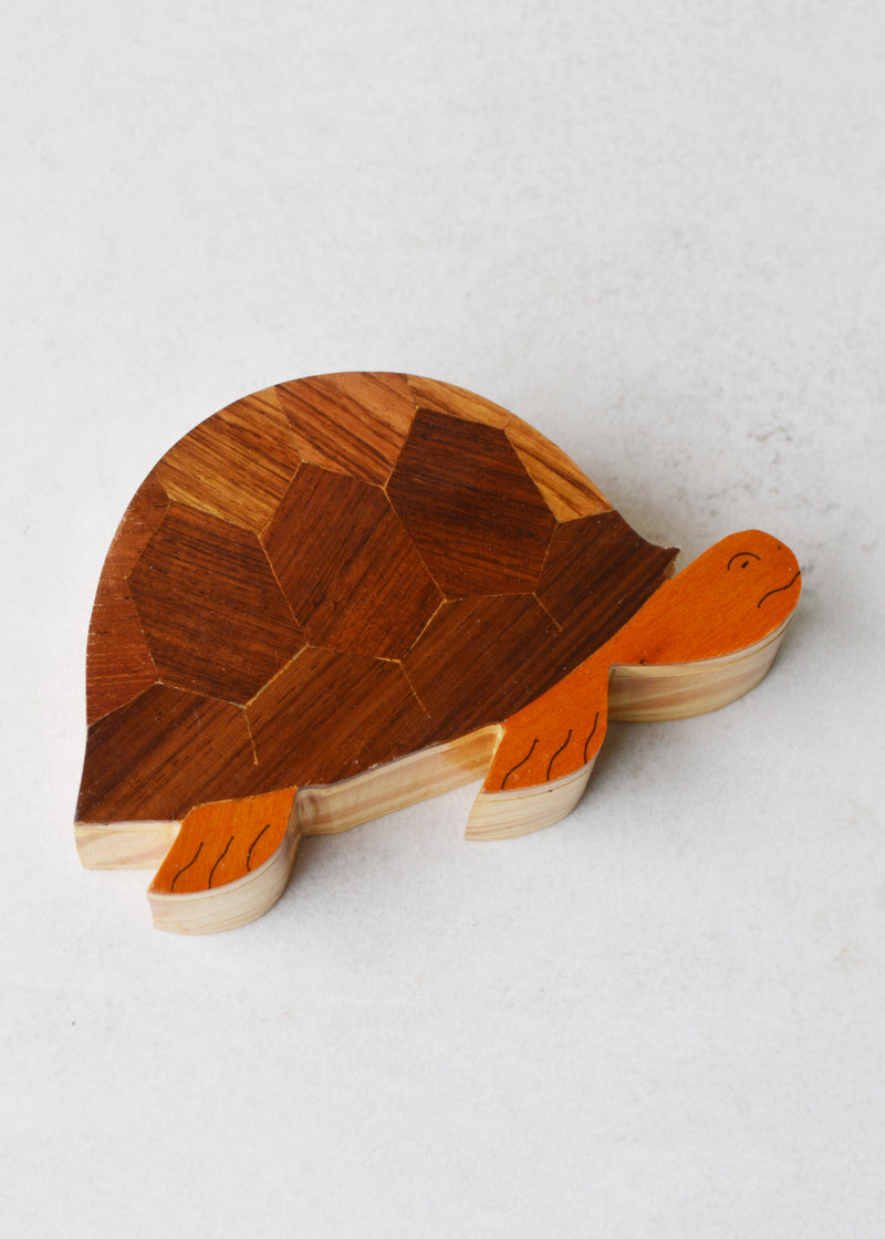 Wooden Tortoise Box