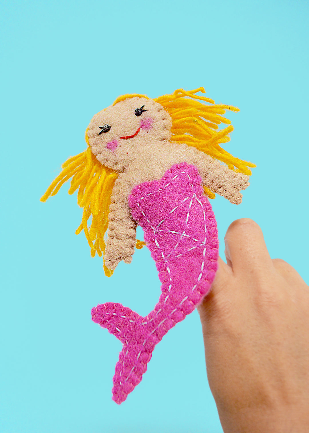 Mermaid Finger Puppet