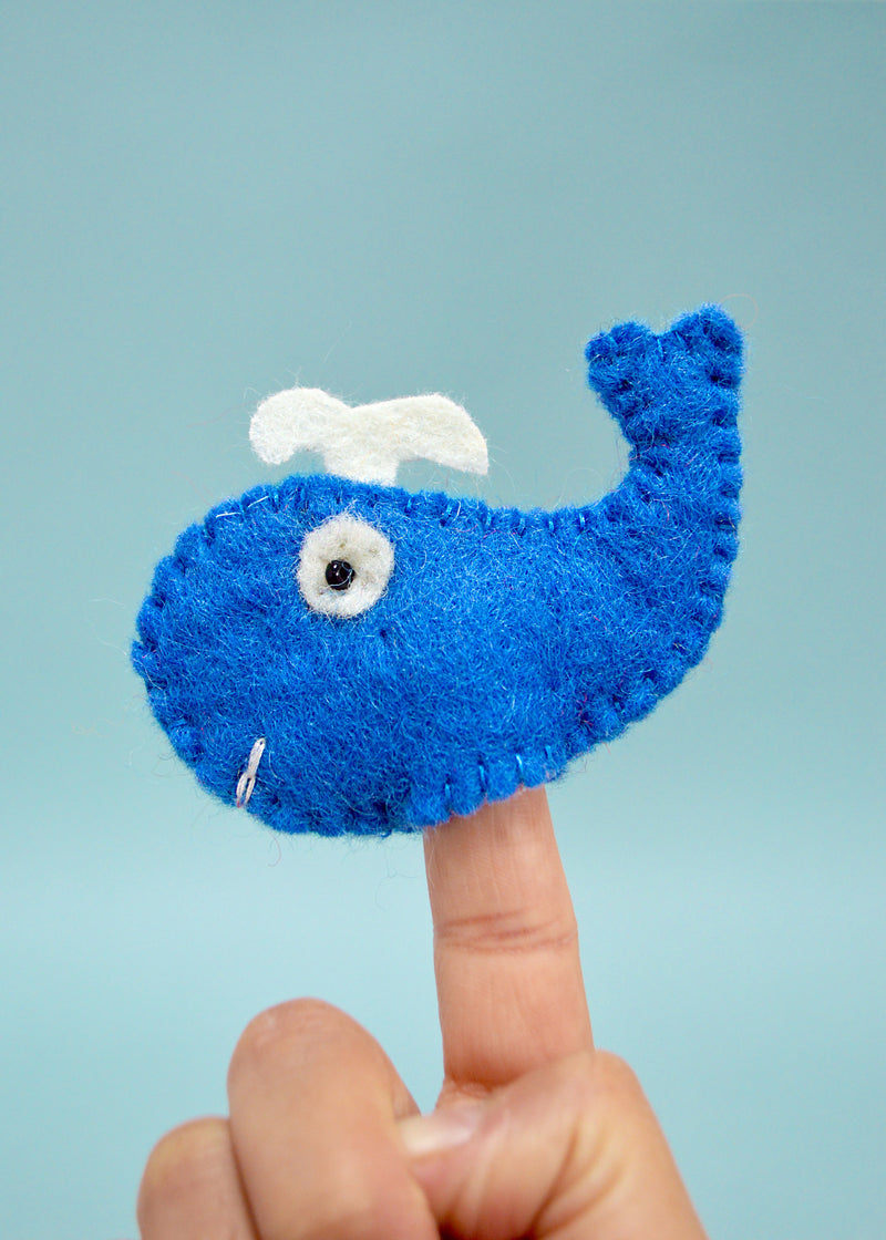 Whale Finger Puppet