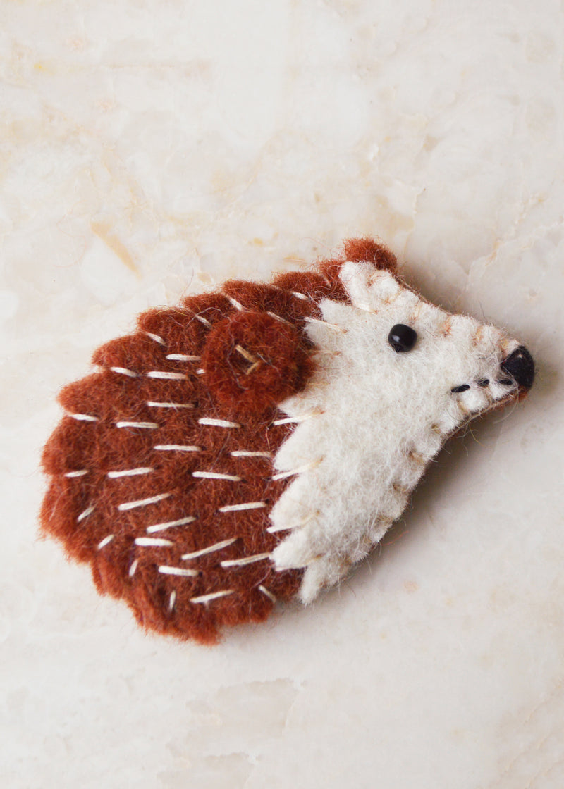 Hedgehog Brooch