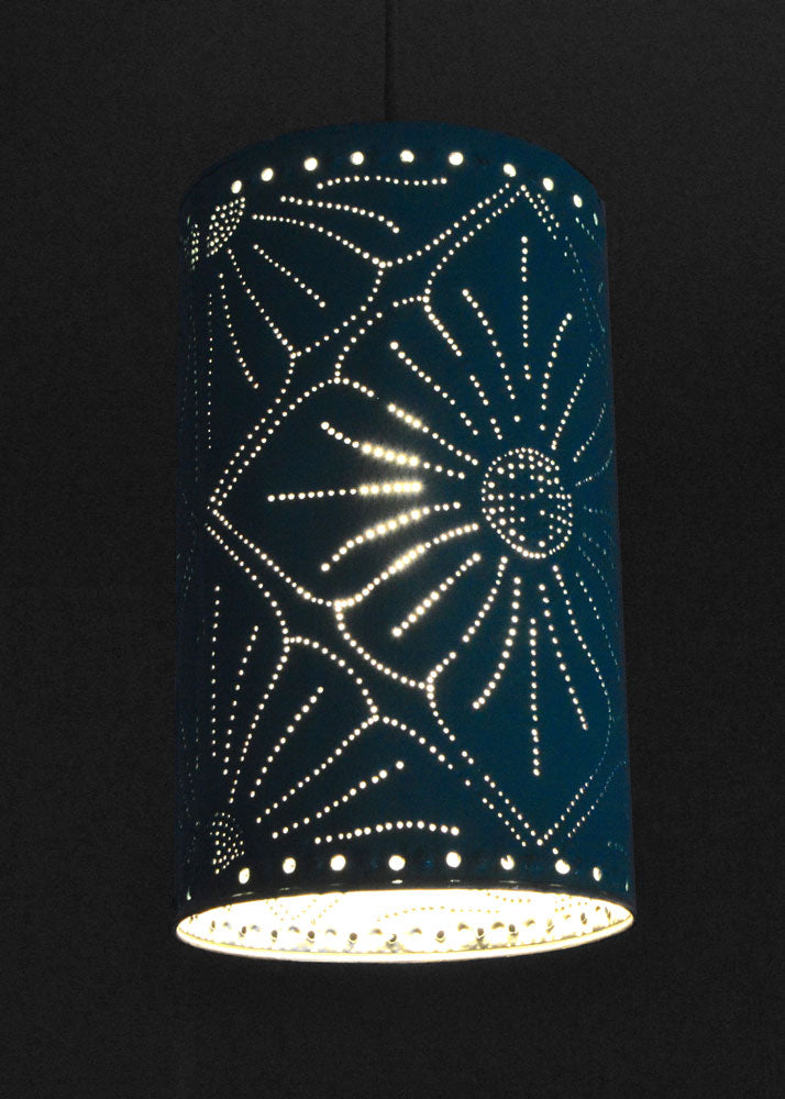 Painted Metal Pendant Lampshade
