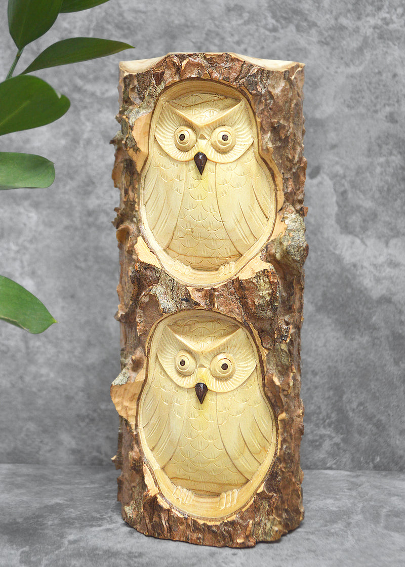 Double Owl Log